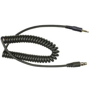 Earmuff Headset Cable with x13 (M6) One Pin Threaded Connector
