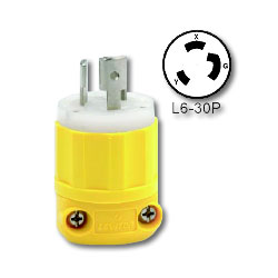 Leviton 30 Amp 250V Locking Plug