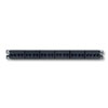 24 Port Patch Panel with 24 Pre-Installed RJ45 Channel Compliant Couplers