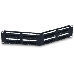 Commscope GigaSpeed X10D GS5 Category 6A Angled Modular Patch Panel, 48 Port