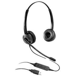 HD USB-A Headset with Noise Cancelling