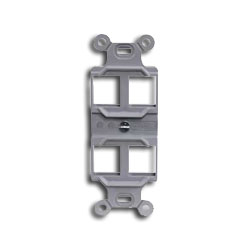 Hubbell 106 Duplex Frame - 4 Ports