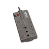 8 AC Outlet Surge, Spike, and Line Noise Suppressor with Coax/Modem/Fax Protection and Transformer Outlets with 8'Power Cord