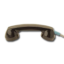 Ceeco Black Handset with Armored Cord