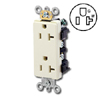 Decora Receptacle 20 Amp Back and Side Wired NEMA 5-20R