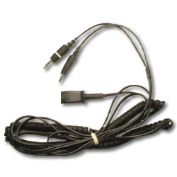 Plantronics Computer Soundcard Cable to QD