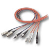 LC to SC Hybrid Duplex 50 Micron Multimode Fiber Optic Cable