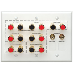 Leviton Audio Home Theater Interface Wall Plate