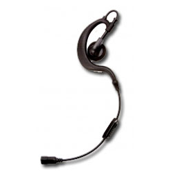 Impact Radio Accessories Rubber Ear Hanger and Ear Bud with Inline Volume Control
