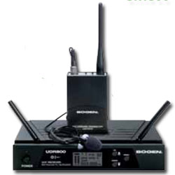 Bogen UHF Wireless Microphone System with Body-Pack and Lavaliere Microphone
