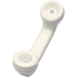 Forester Solutions, Inc. Normal Gain G-Sytle Handset With 2K Potentiometer, White