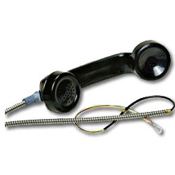Allen Tel Handset Equipped with Blue Grommet and 25' Armored Cord
