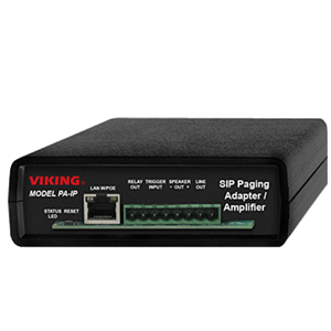 Viking SIP Multicast Paging Adapter with Amplifier
