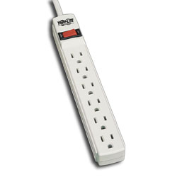 Tripp Lite 6 AC Outlet General Purpose Surge, Spike and Line Noise Suppressor