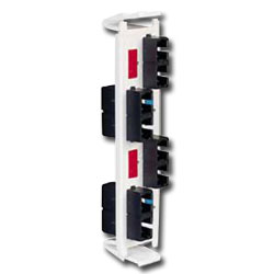 Siemon Flat Quick-Pack 4 Duplex SC Adapter Plate (8 Fibers)