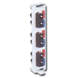 Siemon Flat Quick-Pack 3 Duplex ST-SC Adapter Plate (6 Fibers, Front Side = SC)