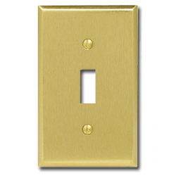 Leviton 1-Gang Standard Size Commercial Grade Toggle Switch Faceplate