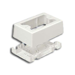 Panduit Single Gang Two-Piece Snap Together Outlet Box