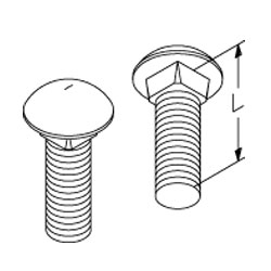 Chatsworth Products Carriage Bolts