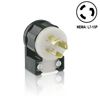 15Amp, Angle Locking Plug