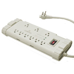 Leviton 9-Outlet Type 3 Surge Strip with On/Off Switch and 67.5kA Maximum Surge Current