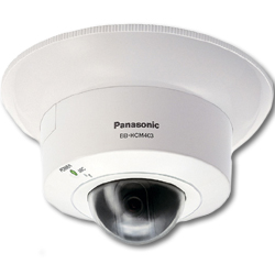Panasonic PoE (Power Over Ethernet) Dome Network Camera with 2-Way Audio Capability