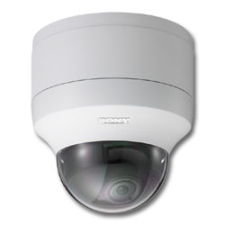 Sony Indoor Minidome Video IP Network Color Camera with Wide D Lens