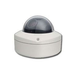 Sony Ruggedized Fixed Mini-dome Video Analog Network Color Camera with 480 TV Line Resolution and Day/Night Functions