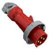 Watertight IEC Pin and Sleeve Plug, 4P5W, 20A 3PH 277/480V