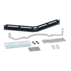 Commscope GigaSpeed XL GS3 Category 6 Angled Modular Patch Panel, 24 Port with Termination Manager