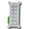Plain Vertical Bright Chrome Keypad with Connector