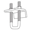 Beam Clamps for Strut with Plate (Package of 25)