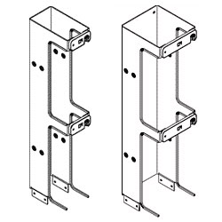 Chatsworth Products Two-Foot Single-Sided Vertical Cabling Section Extensions