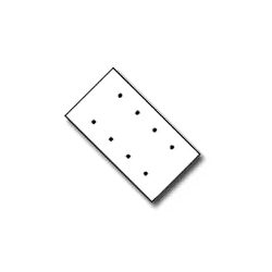 Leviton Residential Grade Standard Size 4-Gang Blank Plate - Box Mount