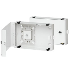Leviton LightSpace Single Door Empty CPS Series 12 Fiber Tray Customer Premise Splice Enclosure