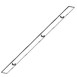 Chatsworth Products Metal Cabling Section Cover - 3.65