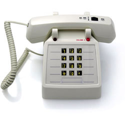 Inn-Phone Desk Phone with Bright Message Light and Keypad