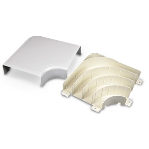 Legrand - Wiremold 5400 Series Nonmetallic Raceway Fittings - Bend Radius Full Capacity Flat Elbow