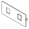 5507 Series Dual RJ11 / RJ45 Connector Faceplate