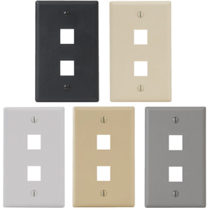 ICC 2-Port 1-Gang Faceplate