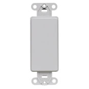 Decora Standard Size Plastic Wallplate Filler (Blank)