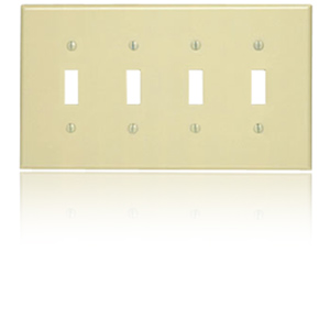 4-Gang 4-Toggle Wallplate