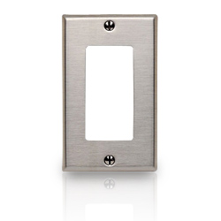 Leviton Oversized 302 Stainless Steel Wallplate