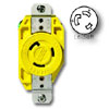 30 Amp 250V Single Locking Flush Receptacle