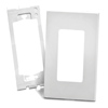 Decora Plus Snap-On 1 Gang Decora/GFCI Wallplate