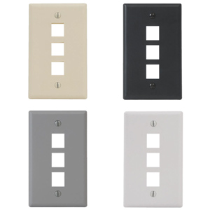 ICC 3-Port 1-Gang Faceplate