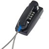Basic Wall Phone with Armored Cord and Metal Cradle