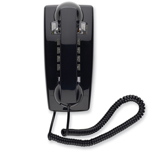 Scitec Single Line Wall phone Black