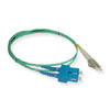 10 GHz 50/125um Multimode Fiber Optic Patch Cord - LC / SC