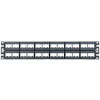 48 Port  Modular Patch Panel, Black